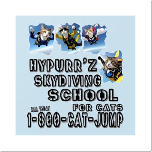 Hypurr'z Skydiving School Posters and Art